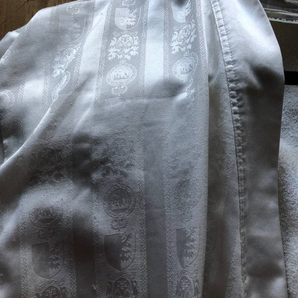 Luxury Vintage TCM Bathrobe Ivory White - Picture 8 of 14